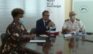 Martinique: dernière réunion pour le ministre des Outre-mer, Sébastien Lecornu
