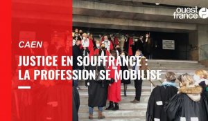 VIDÉO. Justice en souffrance : la profession se mobilise à Caen