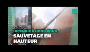 Sauvetage vertigineux à Hong Kong après un incendie au World Trade Center