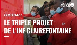 VIDEO. Le triple projet de l'INF Clairefontaine pour les futurs footballeurs professionnels.  