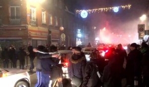 Lille : la fête rue des Postes après la victoire de l’Algerie