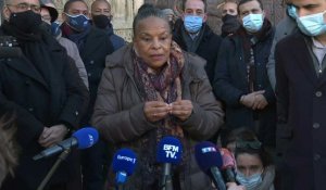 Présidentielle: "Je me donne le temps nécessaire", dit Christiane Taubira à Saint-Denis