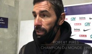 La réaction de Robert Pirès après Reims Sainte-Anne - Stade de Reims