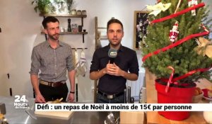 Défi : un repas de Noël à moins de 15€ par personne