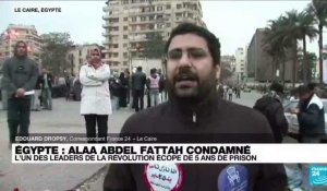 Égypte : cinq ans de prison pour Alaa Abdel Fattah, l'un des leaders de la révolution