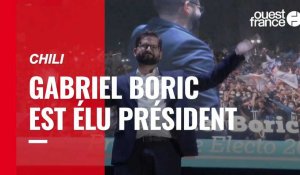 VIDÉO. Le candidat de gauche, Gabriel Boric, a été élu président du Chili