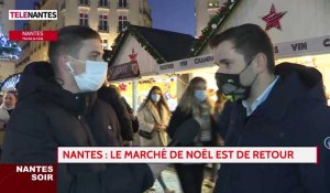 Nantes. A la une du JT du 19 novembre : l'ouverture du marché de Noël à Nantes, une médaille remise aux gendarmes et une fresque contre la transphobie