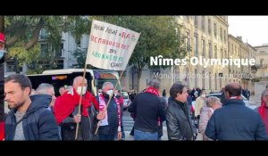 Les supporters de Nîmes Olympique critiquent Rani Assaf