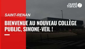 VIDÉO. Le nouveau collège Simone-Veil à Saint-Renan