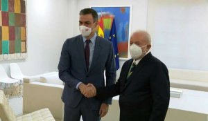 Le Premier ministre espagnol Sanchez rencontre l'ancien président brésilien Lula