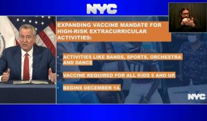 Covid-19: New York impose la vaccination obligatoire pour le secteur privé