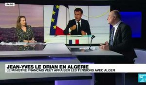 La France tend la main à l'Algérie, Le Drian appelle à une "relation apaisée"