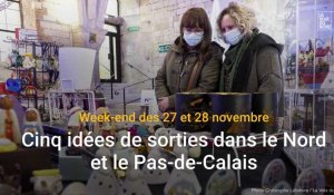 Cinq idées de sorties dans le Nord et le Pas-de-Calais les 27 et 28 novembre