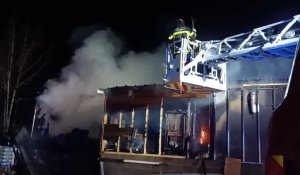 Un incendie ravage une brasserie à Robecq