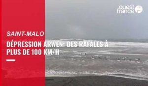 VIDÉO. La dépression Arwen secoue le pays de Saint-Malo 