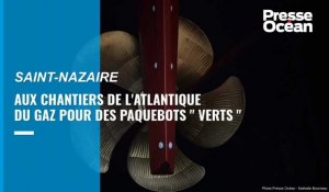 PHOTOS. Aux Chantiers de l’Atlantique à Saint-Nazaire, du gaz pour des paquebots plus verts