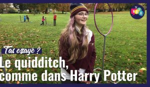 T’as essayé le quidditch ? Angeline enfourche son balai façon Harry Potter, à Arras