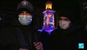 Fête des lumières : les Lyonnais, masqués, renouent avec la tradition