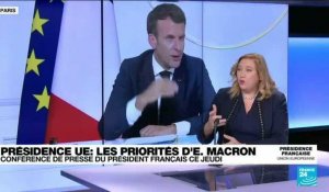 "Relance, puissance, appartenance", les objectifs d'E. Macron pour la présidence de l'UE