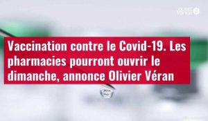 VIDÉO. Vaccination contre le Covid-19: les pharmacies pourront ouvrir le dimanche