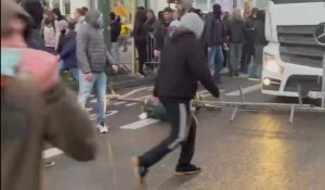 Échauffourées lors de la manifestation contre les mesures sanitaires à Bruxelles