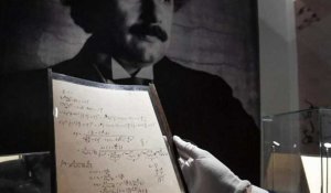 11,6 millions d'euros : un record aux enchères pour un manuscrit d'Einstein