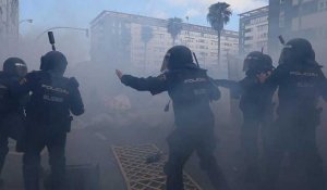En grève, les métallurgistes expriment leur colère dans le sud de l'Espagne