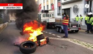 VIDÉO. Brest. Les salariés de Damen manifestent leur colère devant la sous-préfecture 