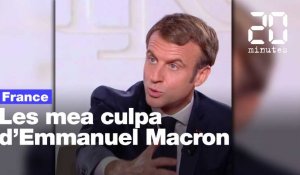Emmanuel Macron: Les trois mea culpa du président sur TF1