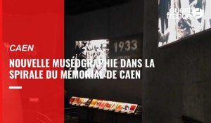 VIDEO. Le Mémorial de Caen a rénové la spirale qui démarre le parcours Seconde Guerre mondiale 
