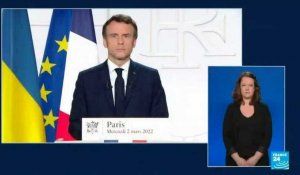 REPLAY - Allocution d'Emmanuel Macron sur la guerre en Ukraine