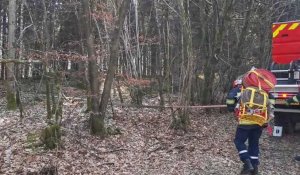 Ardennes: les pompiers en formation contre les feux de forêt