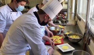 Atelier cuisine au lycée de la Hotoie avec Florent Ladeyn (ex-Top Chef)