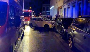 Lille : violente collision rue du Dieu de Marcq