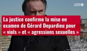 VIDÉO. La justice confirme la mise en examen de Gérard Depardieu pour « viols » et « agression sexuelles »