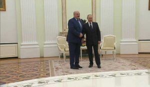Vladimir Poutine reçoit son homologue bélarusse Alexandre Loukachenko