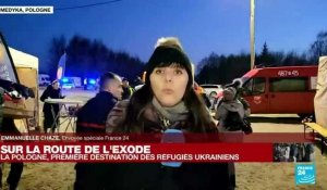 Guerre en Ukraine : la Pologne, première destination des réfugiés ukrainiens
