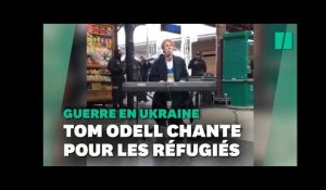 Tom Odell chante "Another Love" pour les réfugiés ukrainiens à Bucarest