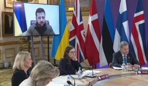 Ukraine: Zelensky avertit l'Europe du Nord d'agir ou la Russie "viendra à vous"