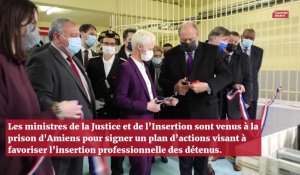 Un nouvel atelier d'insertion à la prison d'Amiens inauguré par deux ministres
