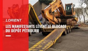 VIDÉO. À Lorient, le blocage du dépôt pétrolier est levé pour éviter « le carnage »