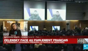 Guerre en Ukraine : l'intervention de Zelensky devant le Parlement français est très attendue