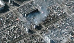 Ukraine : Images satellites des dégâts à Marioupol