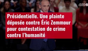 VIDÉO. Présidentielle. Une plainte déposée contre Éric Zemmour pour contestation de crime contre l’humanité