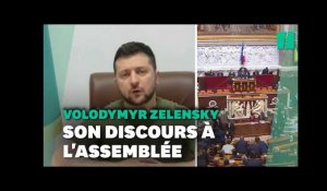 Le discours de Volodymyr Zelensky devant l'Assemblée et le Sénat français