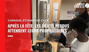 VIDEO. Carnaval étudiant de Caen : après la fête, les objets perdus attendent leurs propriétaires