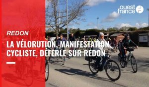 VIDÉO. La Vélorution, manifestation cycliste, déferle sur Redon