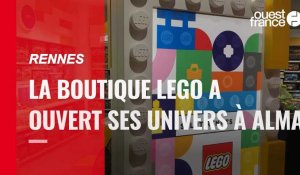 VIDÉO. Lego a ouvert sa boutique au centre commercial Alma de Rennes