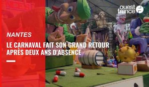 VIDÉO. Le carnaval de Nantes fait son retour ce dimanche 3 avril 2022 après deux ans d'absence