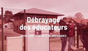 Débrayage des éducateurs au Village d'enfants de Bréviandes